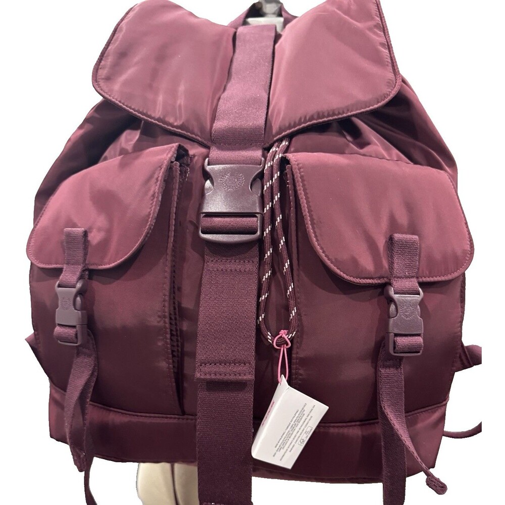 PINK VICTORIA'S SECRET Wild Rose Nylon Cargo Backpack Fits up to a 15" Laptop
